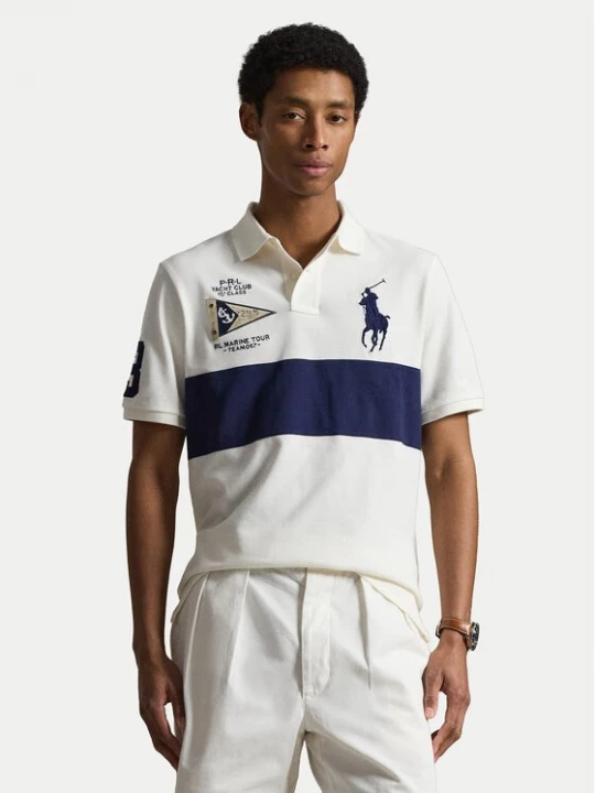Obrázek produktu Polo Ralph Lauren Polokošile 710B21925001 Krémová Regular Fit