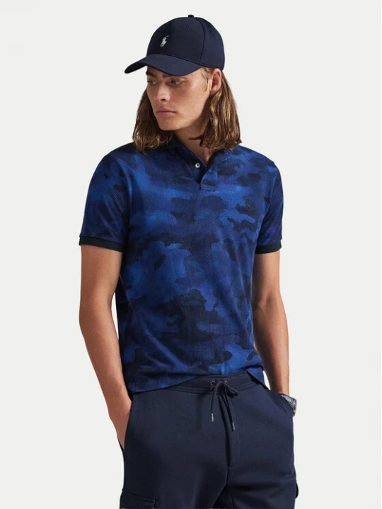 Obrázek produktu Polo Ralph Lauren Polokošile 710P04010001 Tmavomodrá Custom Slim Fit