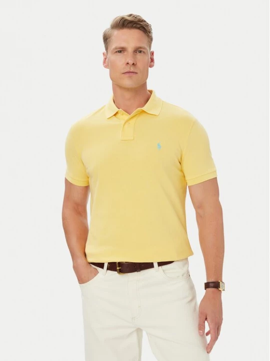 Obrázek produktu Polo Ralph Lauren Polokošile Core Replen 710782592 Žlutá Custom Slim Fit
