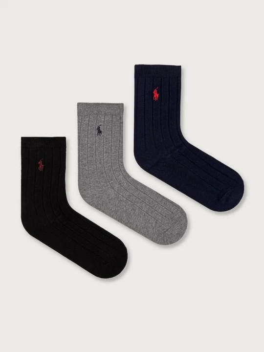 Obrázek produktu Polo Ralph Lauren ponožky dětské 3-pack námořnická modř