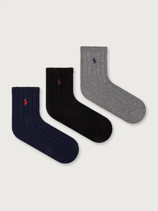 Obrázek produktu Polo Ralph Lauren ponožky dětské 3-pack námořnická modř