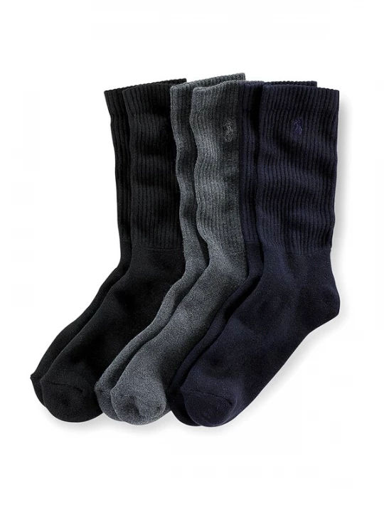 Obrázek produktu Polo Ralph Lauren Ponožky modrá / šedá / černá
