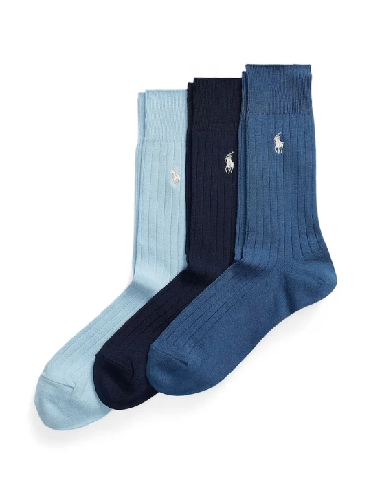 Obrázek produktu Polo Ralph Lauren ponožky pánské 3-pack modrá