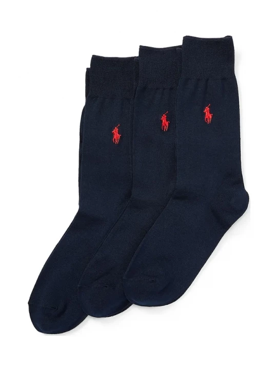 Obrázek produktu Polo Ralph Lauren ponožky pánské 3-pack námořnická modř