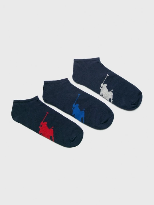 Obrázek produktu Polo Ralph Lauren Ponožky Polo Ralph Lauren (3-pack) námořnická modř