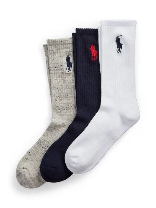 Obrázek produktu Polo Ralph Lauren Ponožky Polo Ralph Lauren 3-pack námořnická modř
