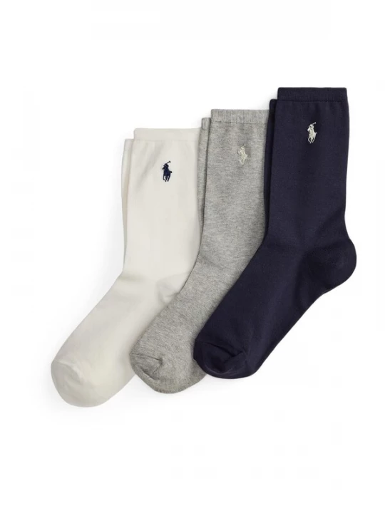 Obrázek produktu Polo Ralph Lauren Ponožky tmavě modrá / šedá / bílá