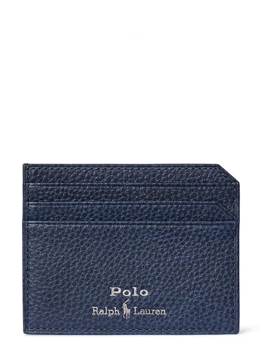 Obrázek produktu Polo Ralph Lauren pouzdro na karty pánské kožené námořnická modř