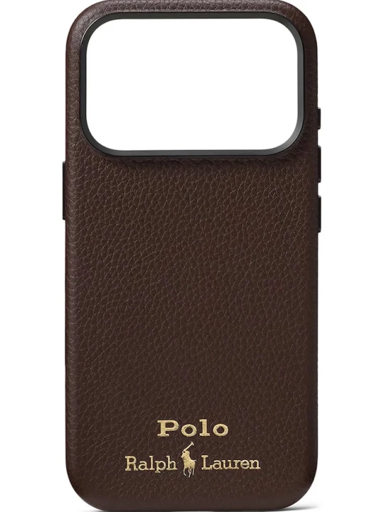 Obrázek produktu Polo Ralph Lauren pouzdro na telefon kožené hnědá