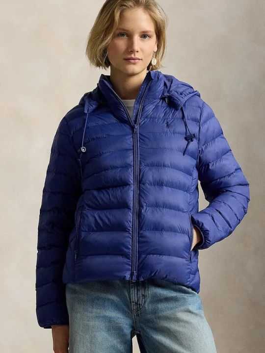 Obrázek produktu Polo Ralph Lauren prošívaná bunda dámská modrá