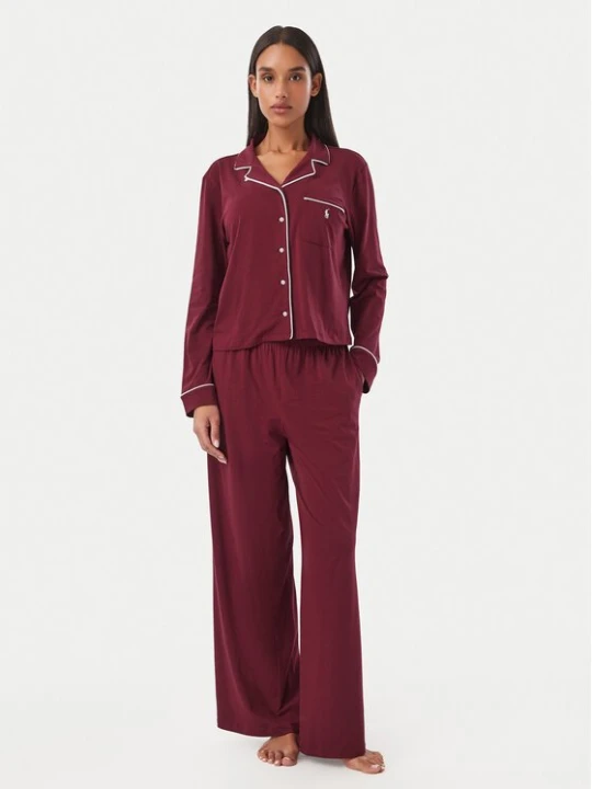 Obrázek produktu Polo Ralph Lauren Pyžamo 4P0229 Bordó Relaxed Fit