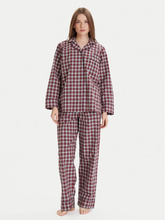 Obrázek produktu Polo Ralph Lauren Pyžamo 4P0429 Bordó Relaxed Fit