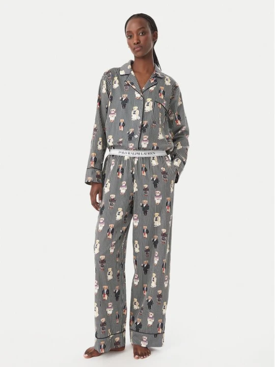 Obrázek produktu Polo Ralph Lauren Pyžamo 4P0704 Zelená Relaxed Fit