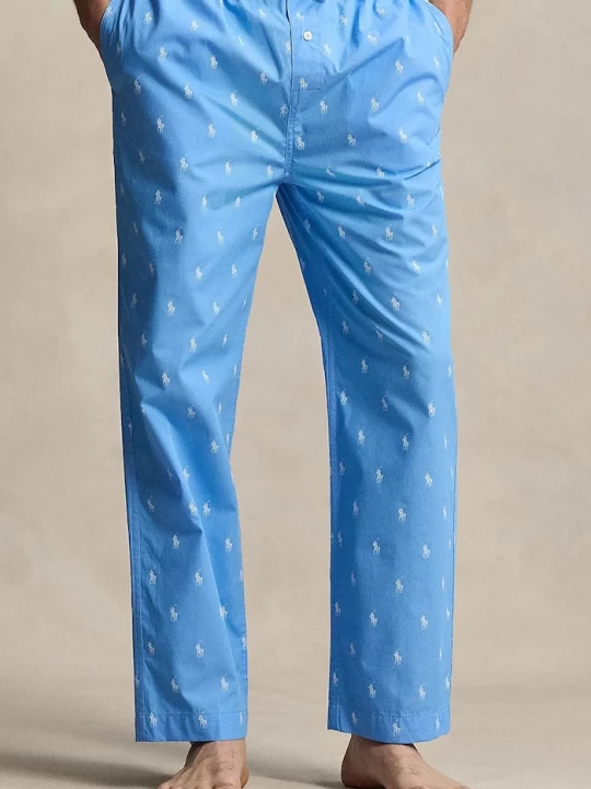 Obrázek produktu Polo Ralph Lauren pyžamové kalhoty pánské bavlněné modrá