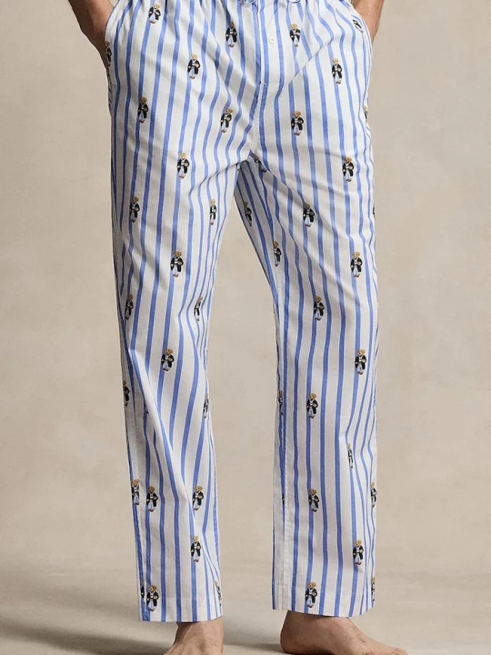 Obrázek produktu Polo Ralph Lauren pyžamové kalhoty pánské bavlněné modrá