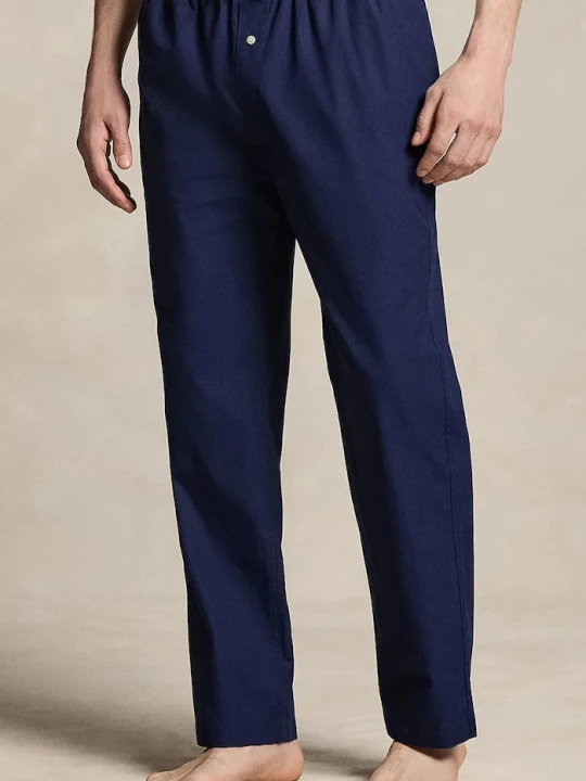 Obrázek produktu Polo Ralph Lauren pyžamové kalhoty pánské bavlněné námořnická modř