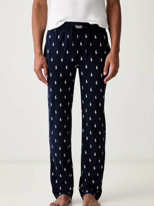 Obrázek produktu Polo Ralph Lauren pyžamové kalhoty pánské bavlněné námořnická modř