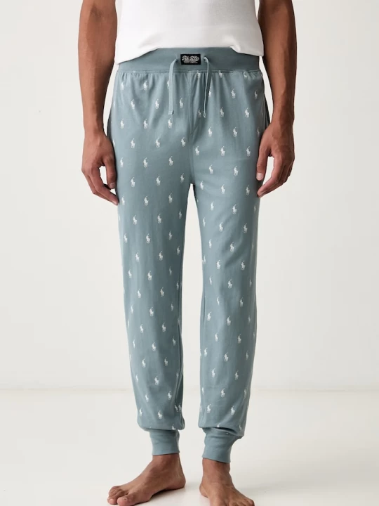 Obrázek produktu Polo Ralph Lauren pyžamové kalhoty pánské bavlněné tyrkysová