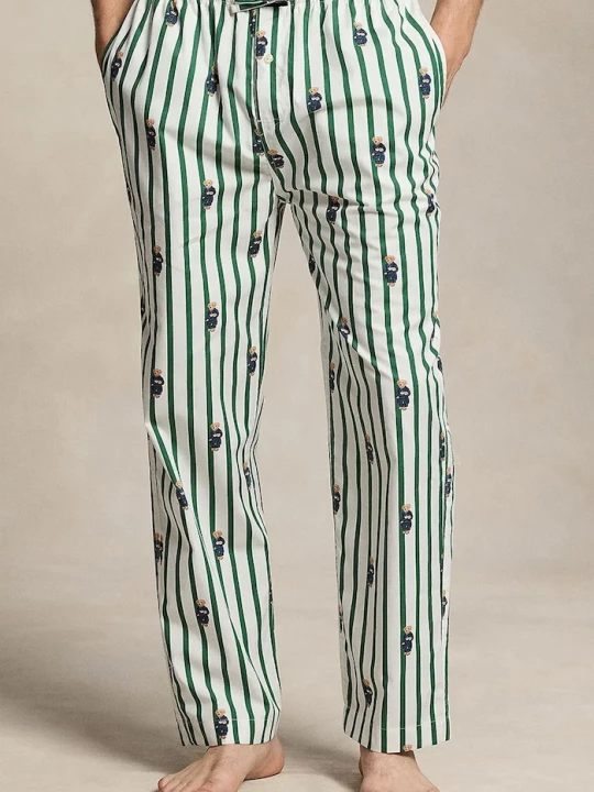 Obrázek produktu Polo Ralph Lauren pyžamové kalhoty pánské bavlněné zelená