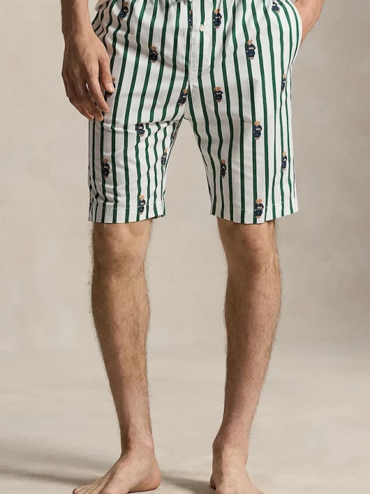 Obrázek produktu Polo Ralph Lauren pyžamové šortky pánské bavlněné zelená