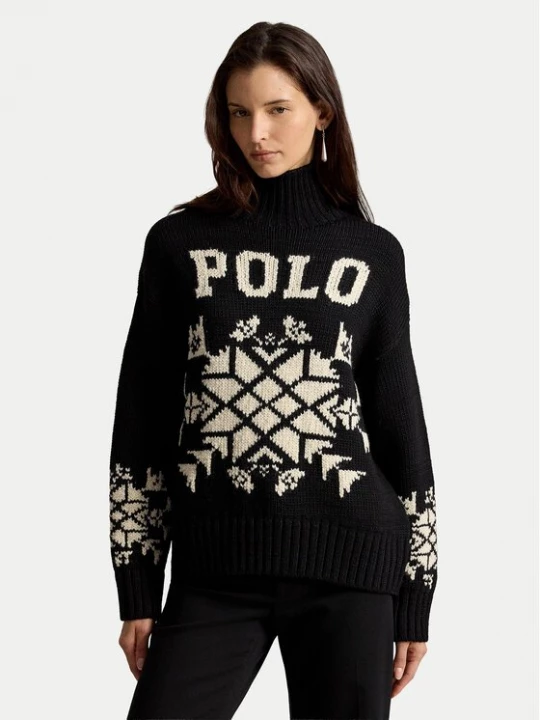 Obrázek produktu Polo Ralph Lauren Rolák 211B23923001 Černá Relaxed Fit