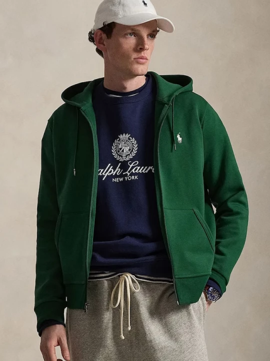 Obrázek produktu Polo Ralph Lauren rozepínací mikina kapucí námořnická modř