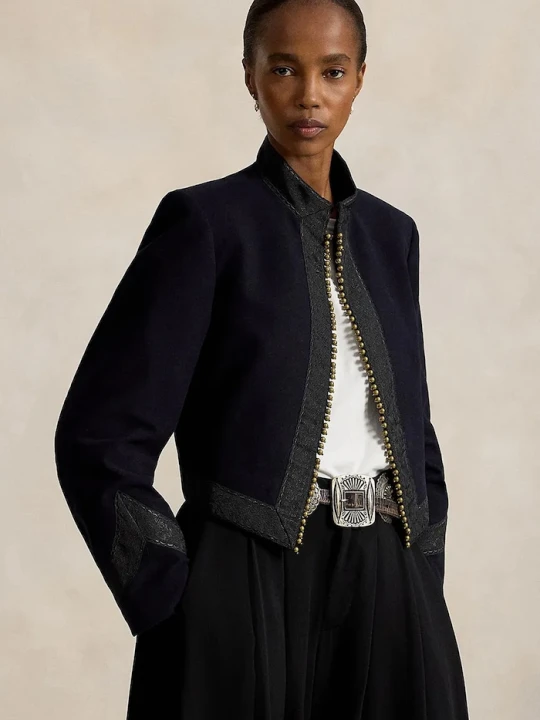 Obrázek produktu Polo Ralph Lauren sako dámské bavlněné námořnická modř