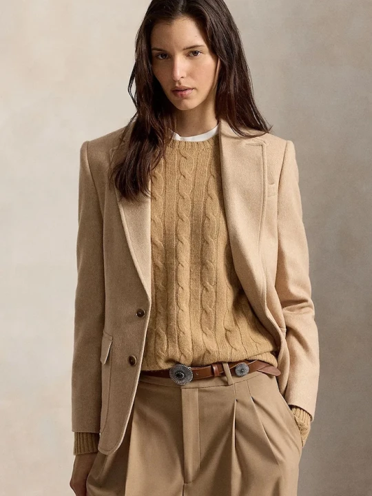 Obrázek produktu Polo Ralph Lauren sako dámské s vlnou béžová