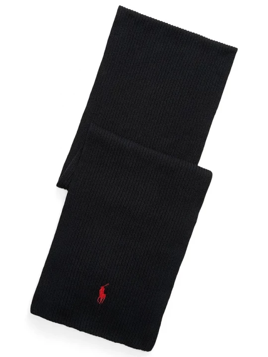 Obrázek produktu Polo Ralph Lauren šála pánská bavlněná černá