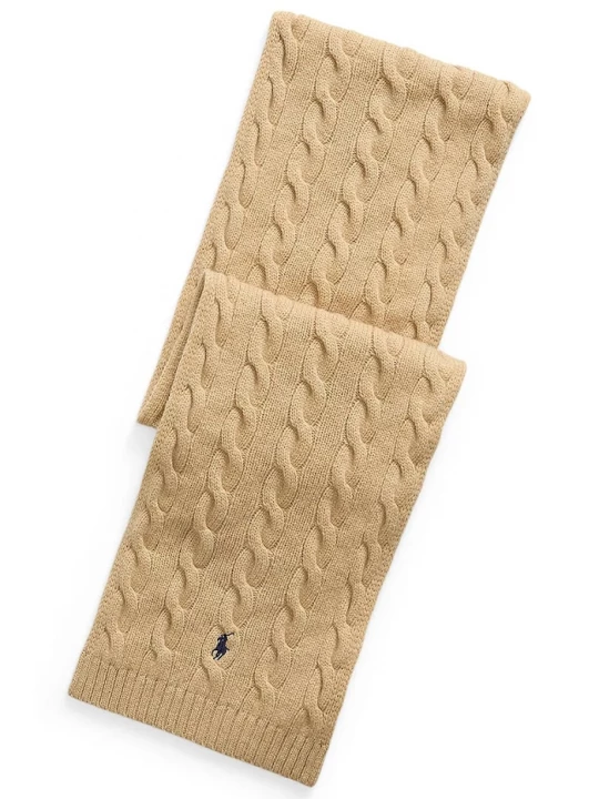 Obrázek produktu Polo Ralph Lauren šála pánská vlněná hnědá