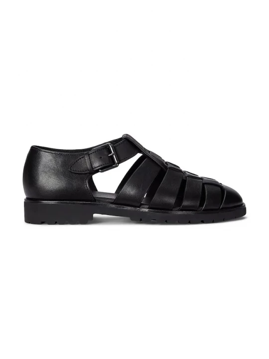 Obrázek produktu Polo Ralph Lauren sandály pánské kožené Finn Lug černá