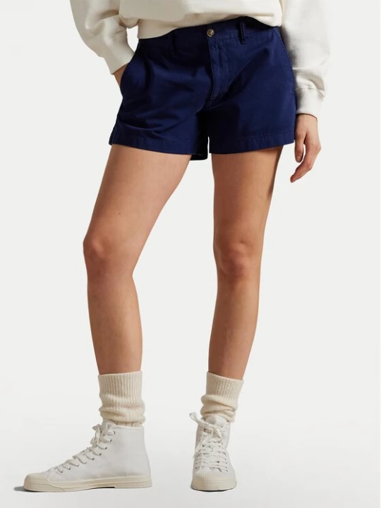 Obrázek produktu Polo Ralph Lauren Šortky z materiálu 211963798004 Tmavomodrá Straight Fit