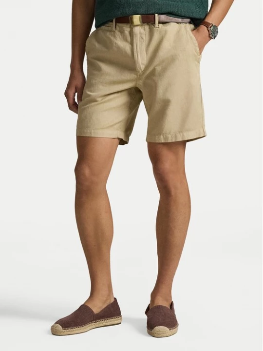 Obrázek produktu Polo Ralph Lauren Šortky z materiálu 710741375024 Béžová Regular Fit