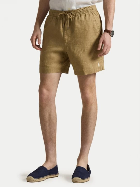 Obrázek produktu Polo Ralph Lauren Šortky z materiálu 710P08205503 Béžová Regular Fit