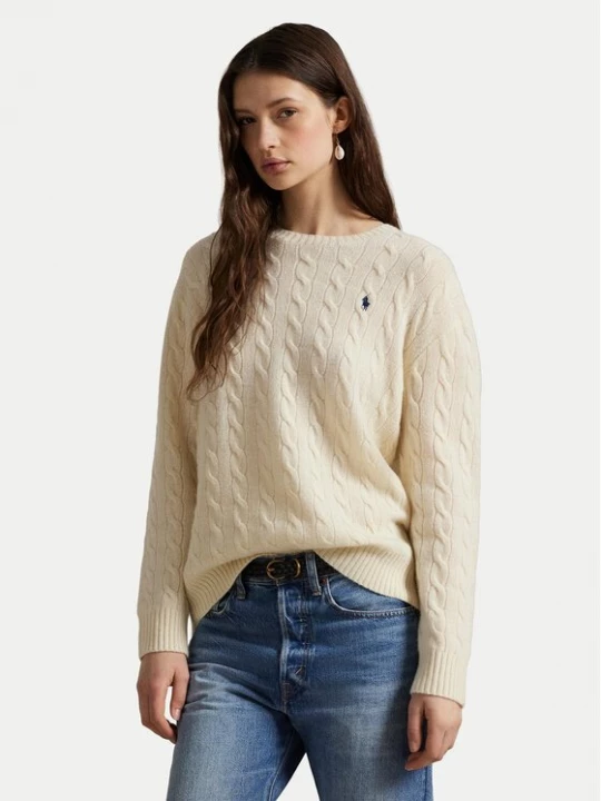 Obrázek produktu Polo Ralph Lauren Svetr 211971865001 Bílá Slim Fit