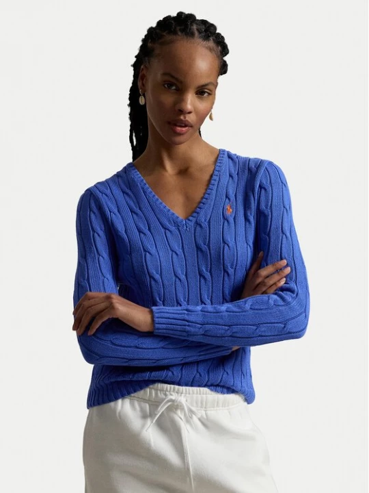Obrázek produktu Polo Ralph Lauren Svetr 211971870504 Modrá Slim Fit