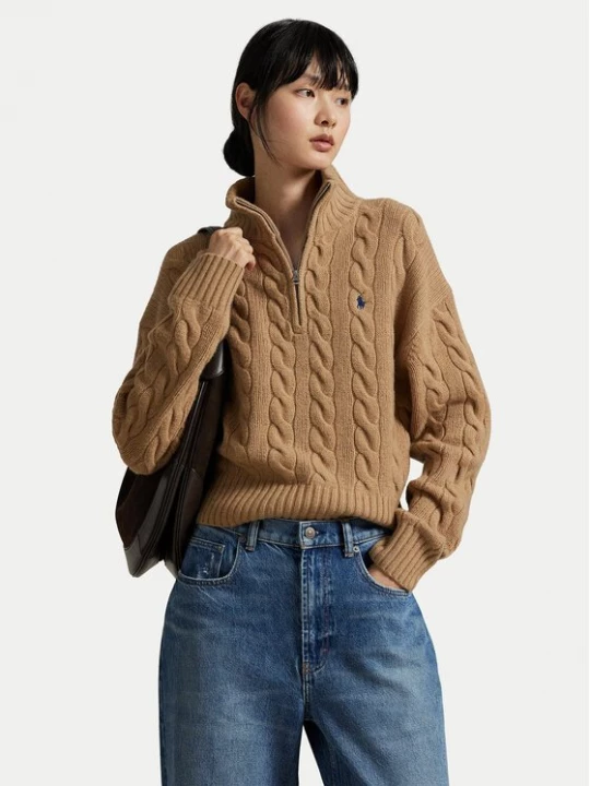 Obrázek produktu Polo Ralph Lauren Svetr 211972130002 Béžová Relaxed Fit