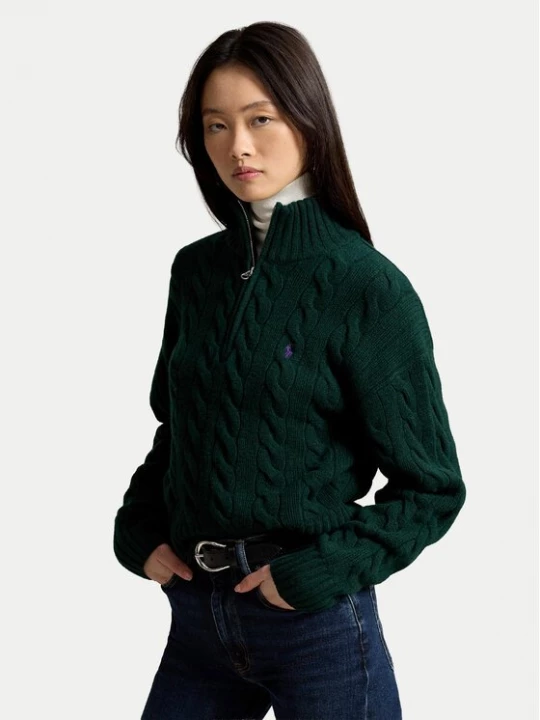 Obrázek produktu Polo Ralph Lauren Svetr 211972130500 Tmavě zelená Relaxed Fit