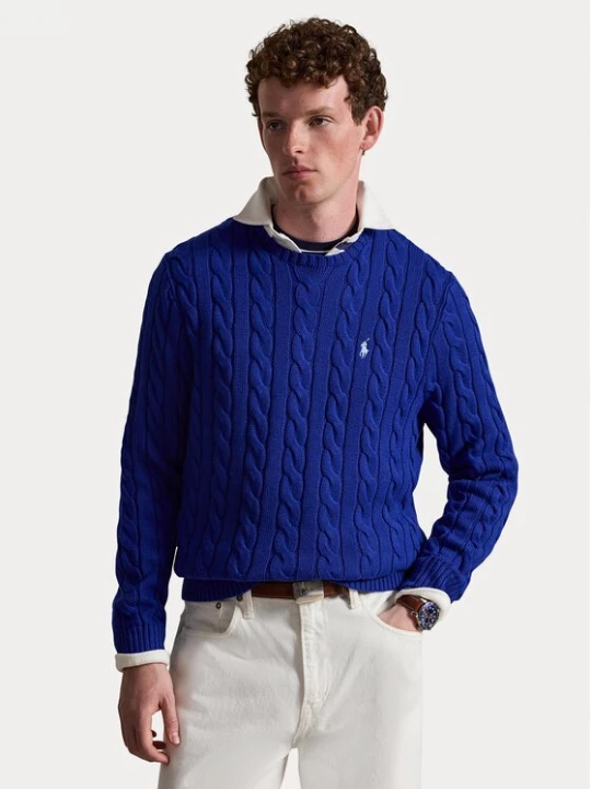 Obrázek produktu Polo Ralph Lauren Svetr 710775885544 Modrá Regular Fit