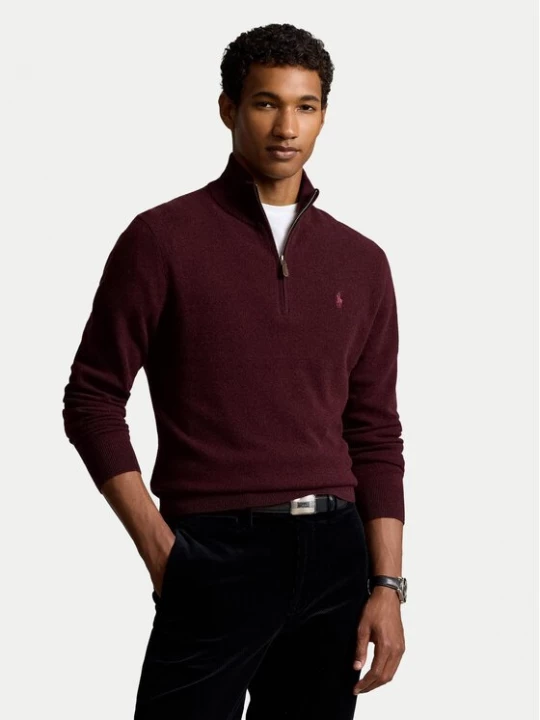 Obrázek produktu Polo Ralph Lauren Svetr 710876756008 Bordó Regular Fit