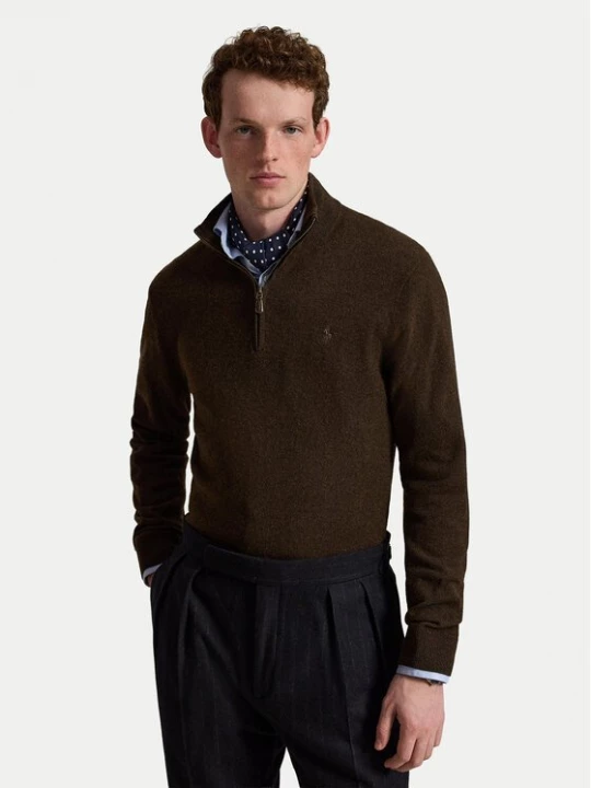 Obrázek produktu Polo Ralph Lauren Svetr 710876756503 Tmavě hnědá Regular Fit