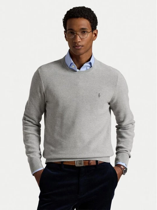 Obrázek produktu Polo Ralph Lauren Svetr 710918163002 Šedá Regular Fit