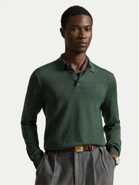 Obrázek produktu Polo Ralph Lauren Svetr 710941104501 Tmavě zelená Regular Fit