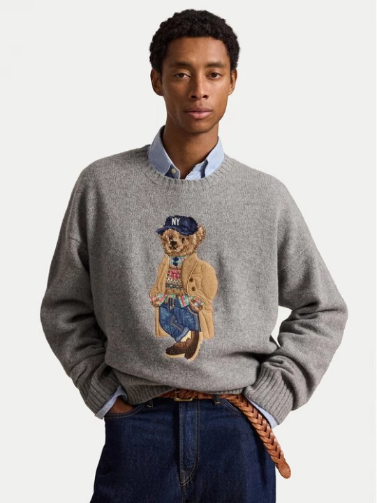 Obrázek produktu Polo Ralph Lauren Svetr 710B28590001 Šedá Relaxed Fit