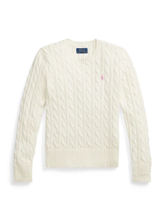 Obrázek produktu Polo Ralph Lauren svetr dětský bavlněný bílá