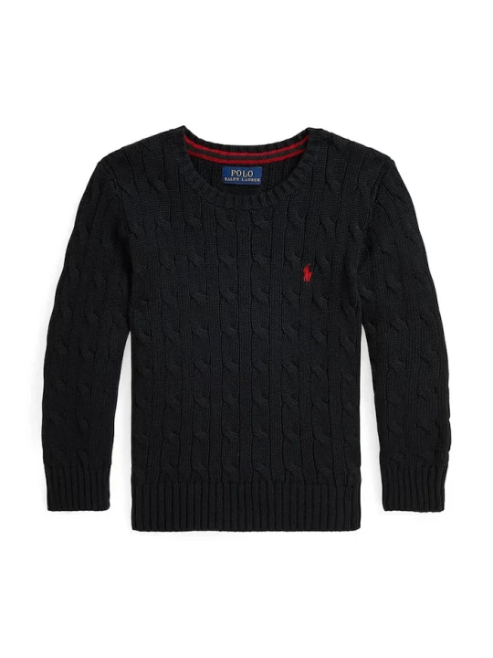 Obrázek produktu Polo Ralph Lauren svetr dětský bavlněný černá