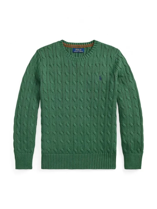 Obrázek produktu Polo Ralph Lauren svetr dětský bavlněný zelená