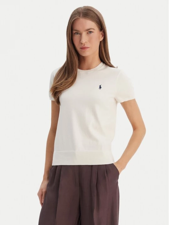 Obrázek produktu Polo Ralph Lauren T-Shirt 211971872003 Écru Slim Fit Krémová