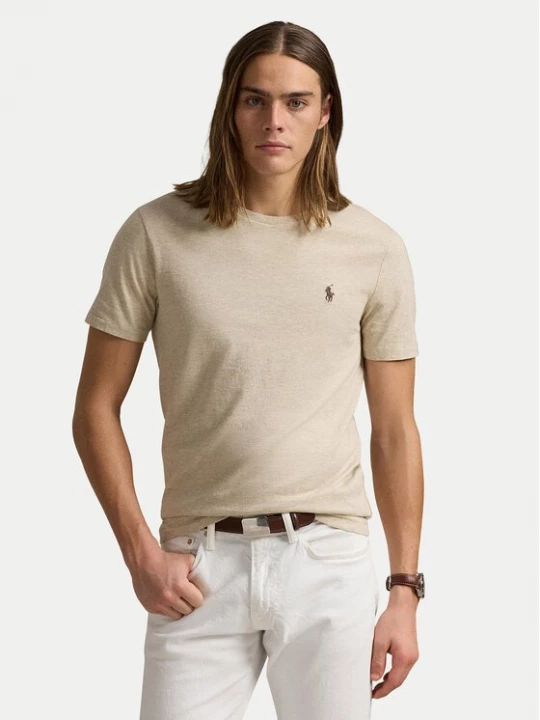 Obrázek produktu Polo Ralph Lauren T-Shirt 710671438203 Béžová Slim Fit