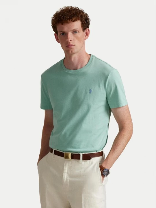 Obrázek produktu Polo Ralph Lauren T-Shirt 710671438507 Zelená Custom Slim Fit